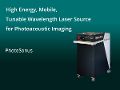 Wavelength tunable light source for photoacoustic imaging PhotoSonus M