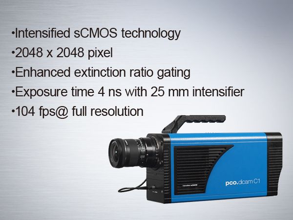 pco.dicam C1 High speed, high sensitive and high resolution Intensified 16 bit sCMOS camera