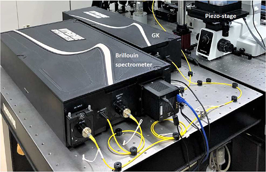 Spectrometers and laser rejection filters for Brillouin scattering