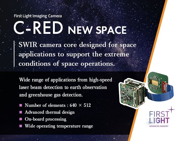 SWIR camera core for space use C-RED NEW SPACE | High Speed/High ...