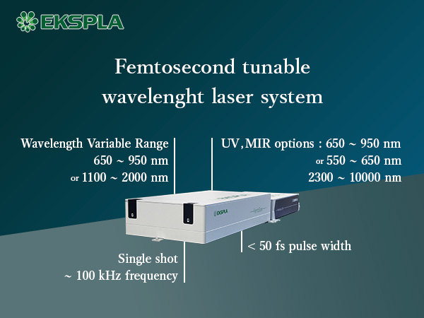 Femtosecond tunable wavelenght laser system