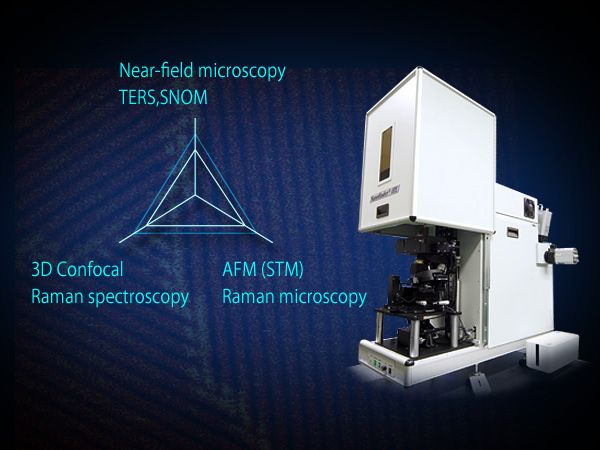 3D Laser Raman Microspectroscopy System Nanofinder HE