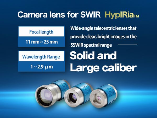 Camera lens for SWIR HypIRia
