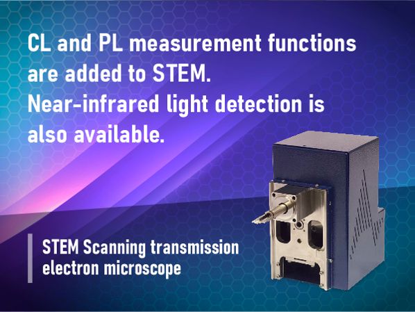 High throughput and high efficiency Cathodoluminescence for STEM　Mönch 4107