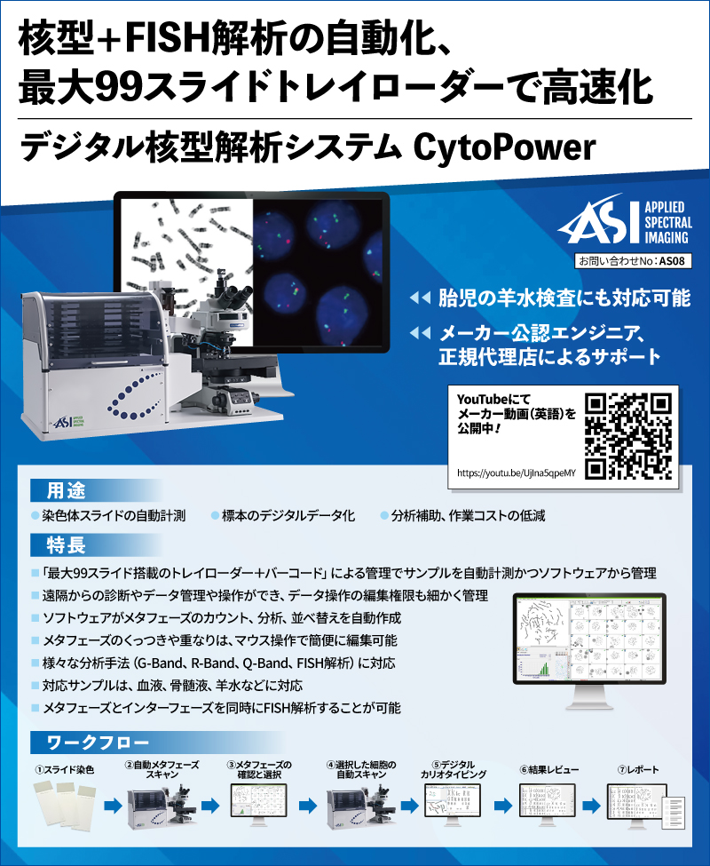 デジタル核型解析システム CytoPower