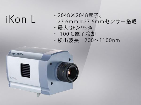 超高感度冷却ccdカメラ Ikon 東京インスツルメンツ