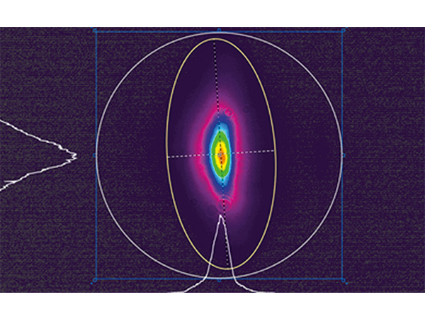 ビームプロファイル @450nm ファーフィールド