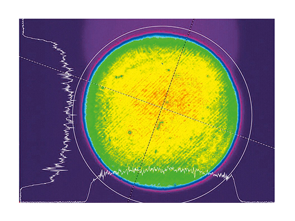 ビームプロファイル（ニアフィールド、1053nm）