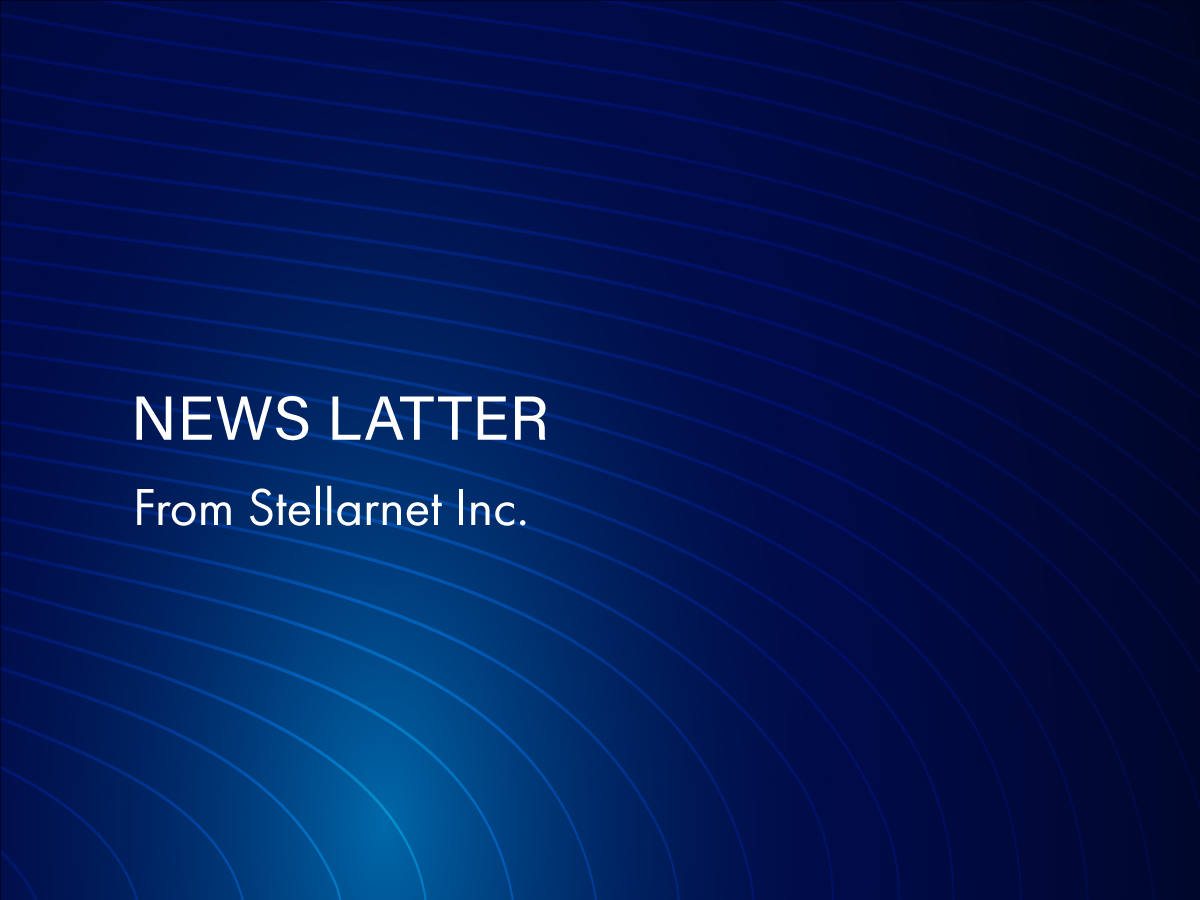 Stellarnet製品　ニュースレター
