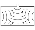マイクロ波2.45GHｚ固定周波数図