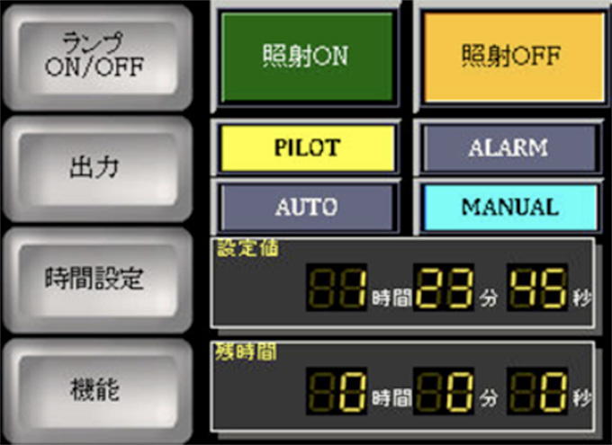 専⽤タッチパネル