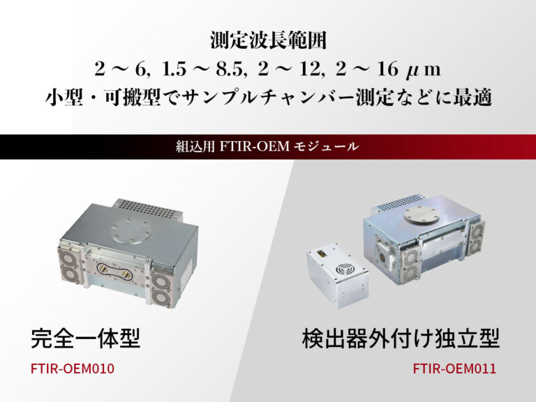 組込用FTIR-OEMモジュール