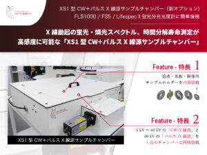 XS1型 CW＋パルスX線源サンプルチャンバー